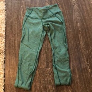 Green lulu lemon workout pants